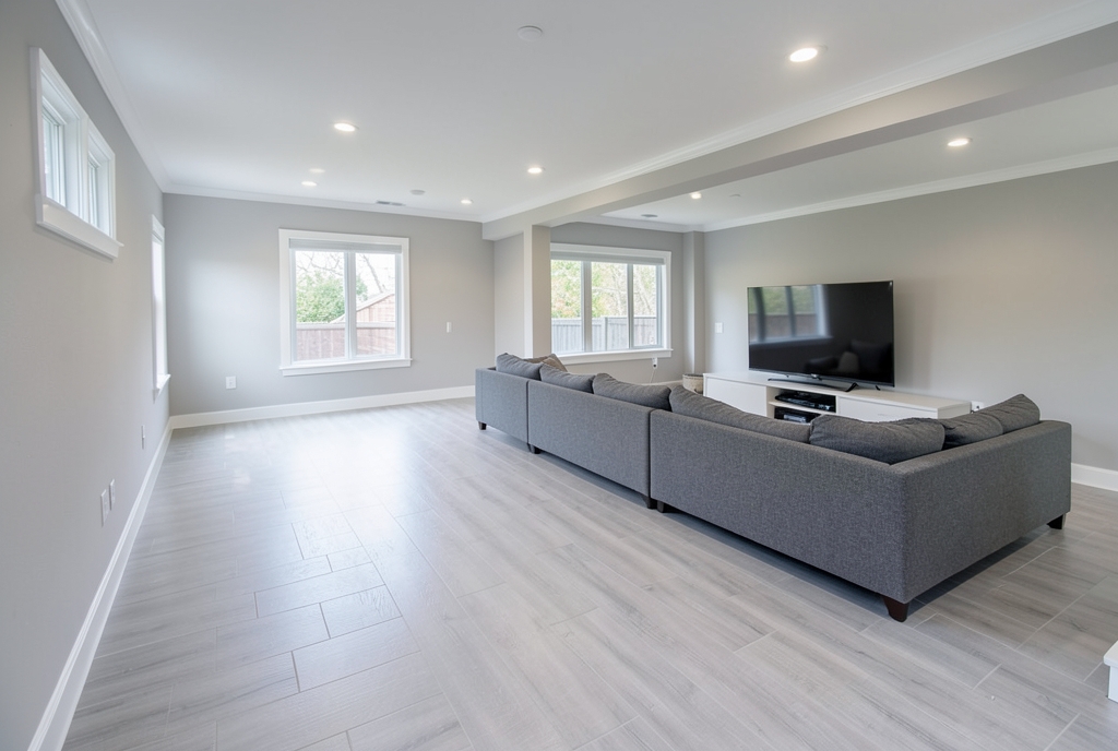 Basement finishing idea: AI render of a public domain photo